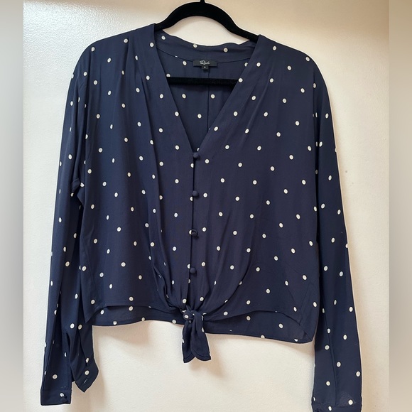 Rails cropped polka dot blouse - Picture 1 of 2